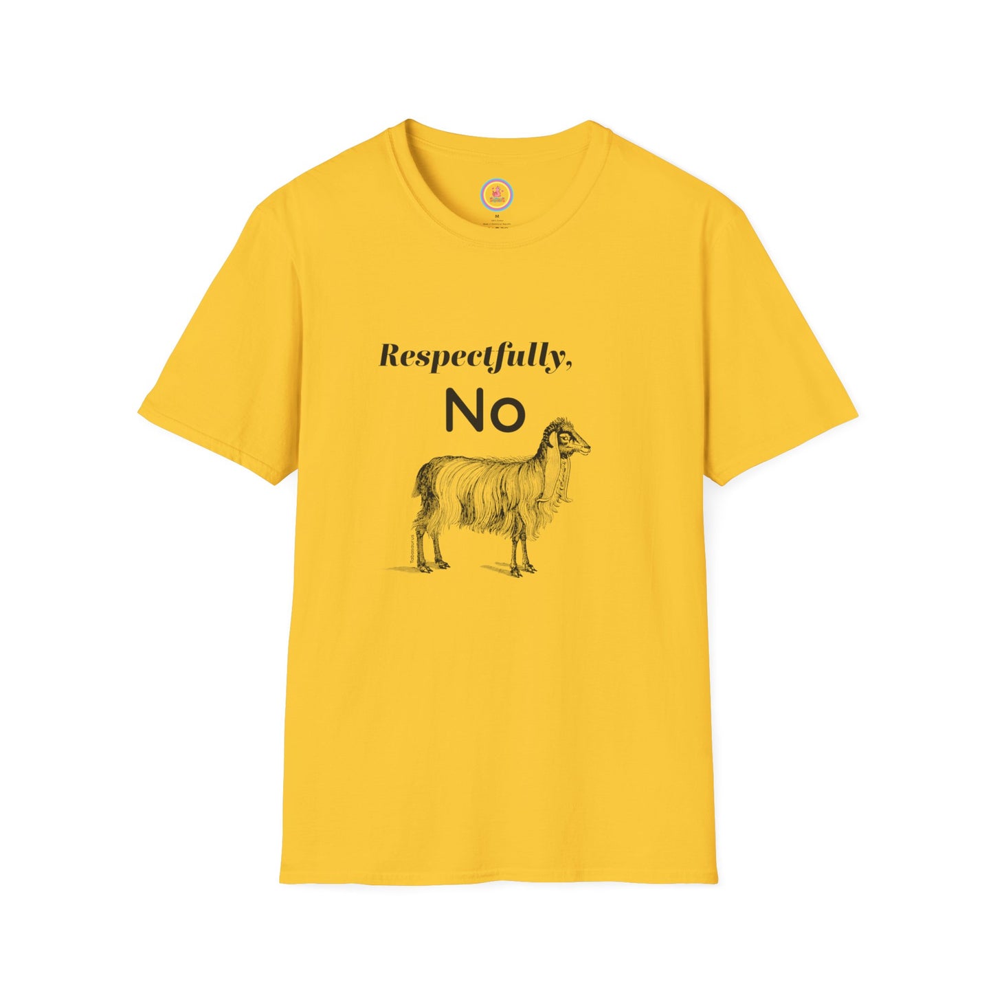 "Respectfully No" Unisex Softstyle T-Shirt