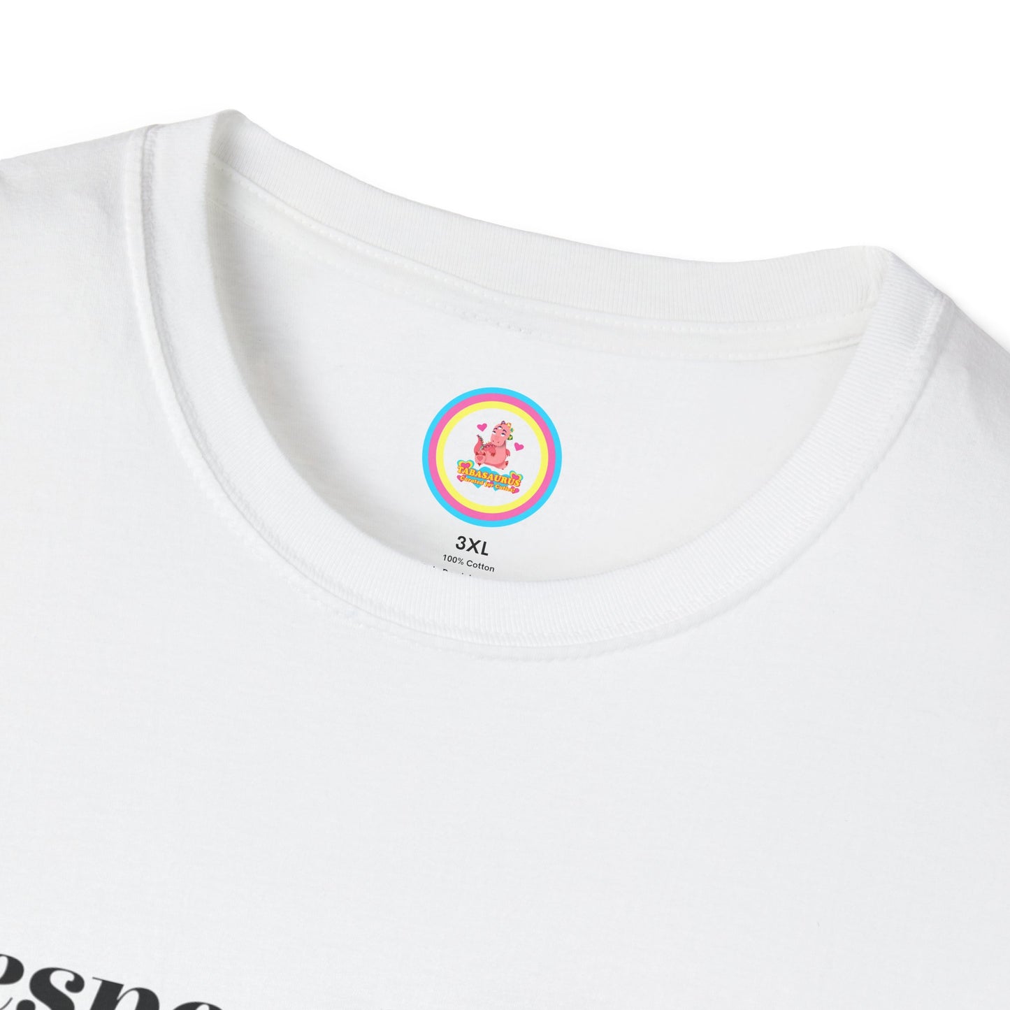 "Respectfully No" Unisex Softstyle T-Shirt