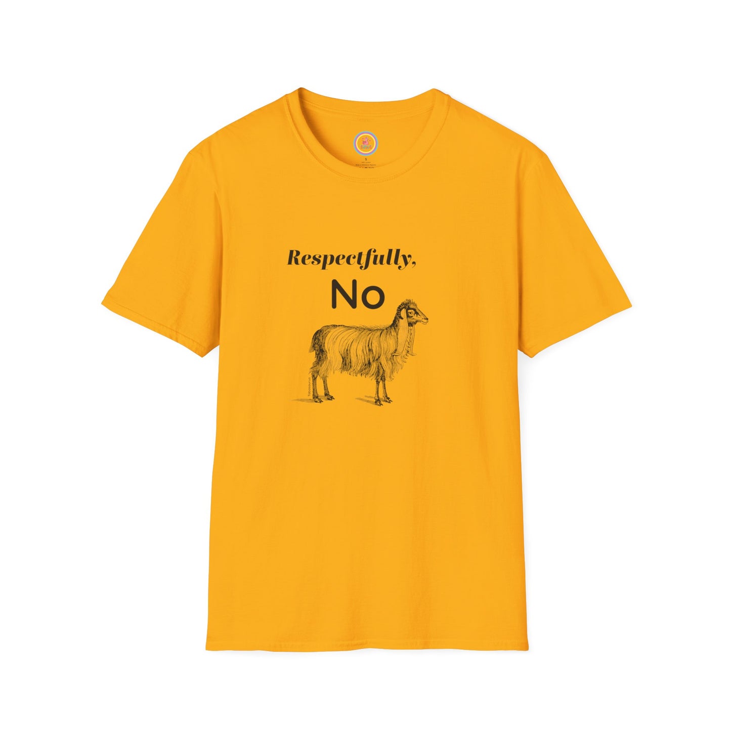 "Respectfully No" Unisex Softstyle T-Shirt