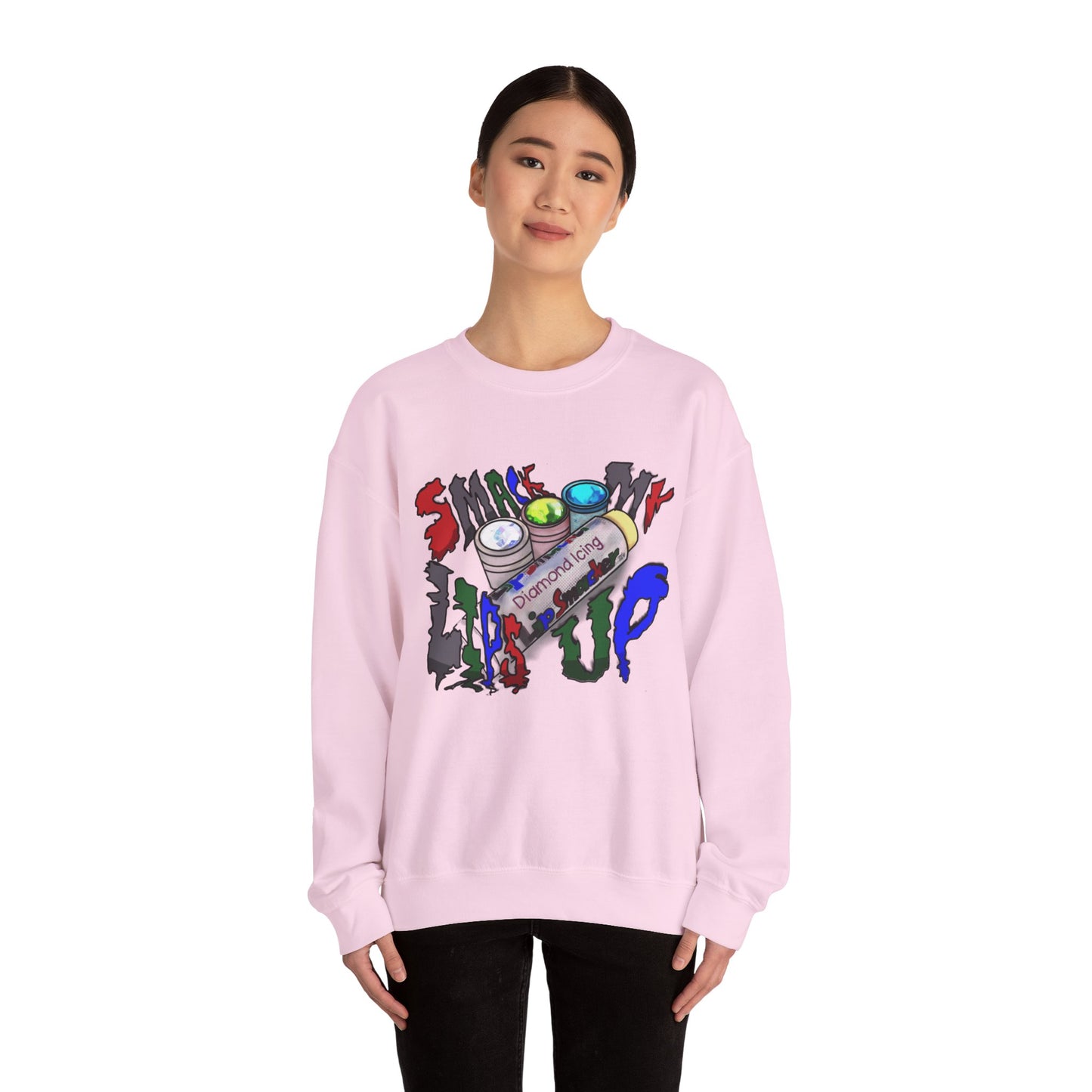 ๐๐ "Sm๐ My Lips Up" Unisex Heavy Blendโข Crewneck Sweatshirt ๐๐