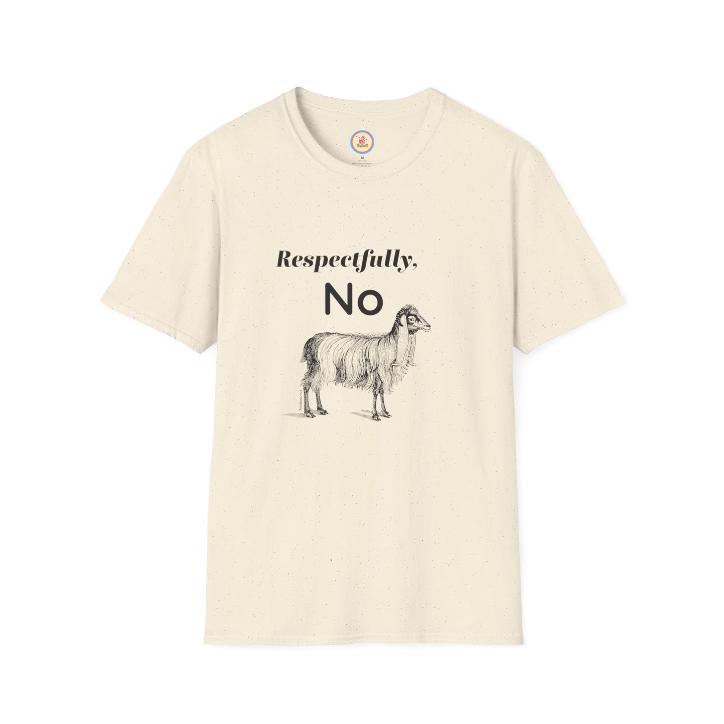 "Respectfully No" Unisex Softstyle T-Shirt