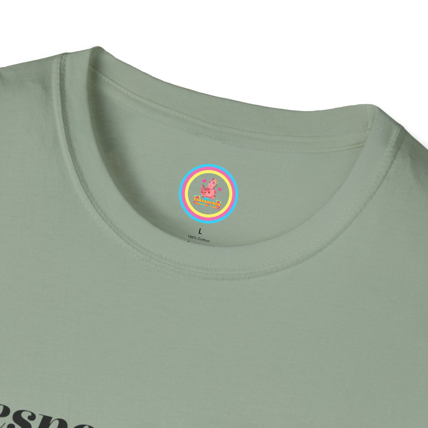 "Respectfully No" Unisex Softstyle T-Shirt