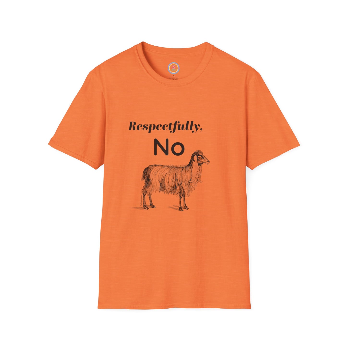 "Respectfully No" Unisex Softstyle T-Shirt