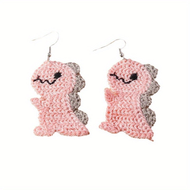 Knitted Tabasaurus® Earrings