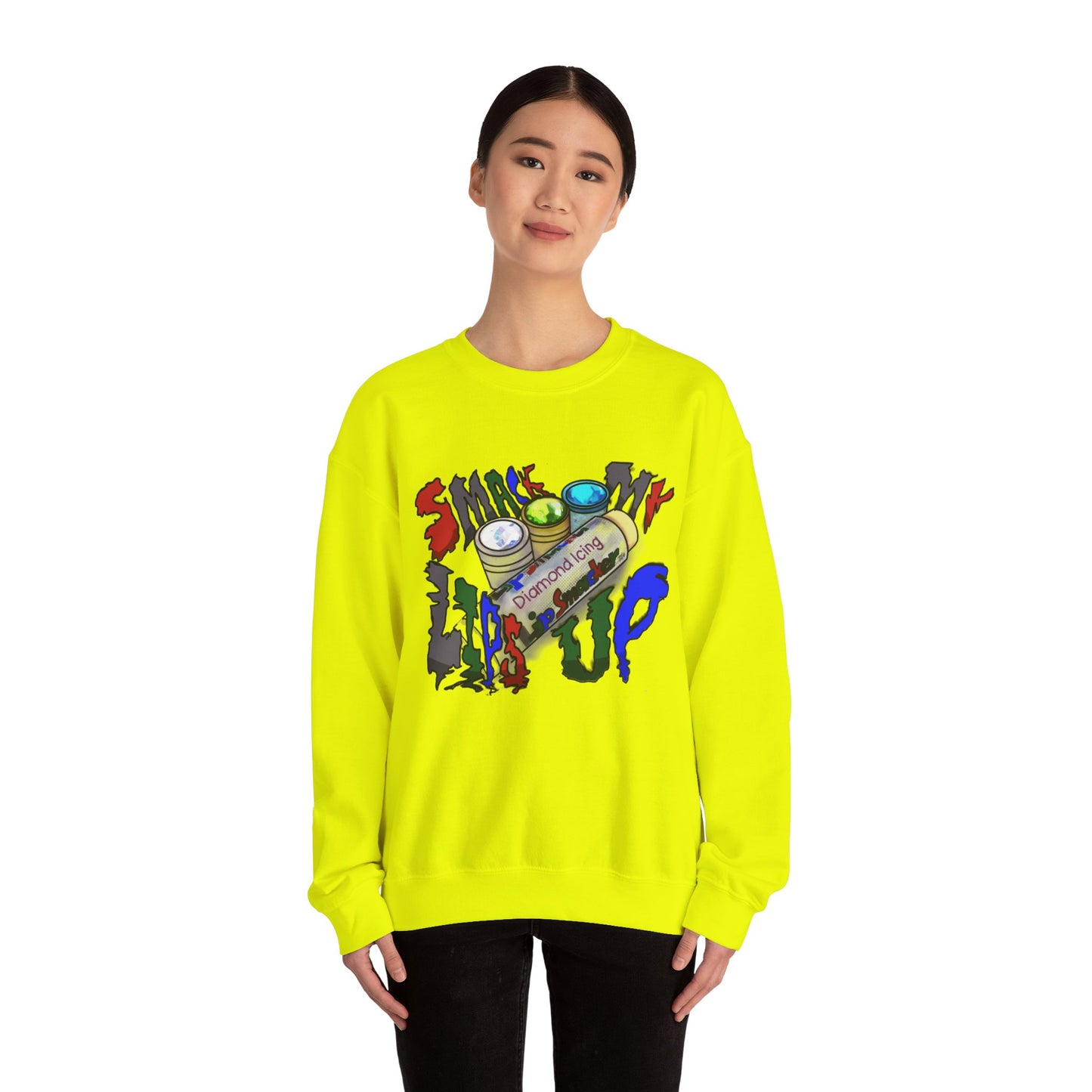 ๐๐ "Sm๐ My Lips Up" Unisex Heavy Blendโข Crewneck Sweatshirt ๐๐
