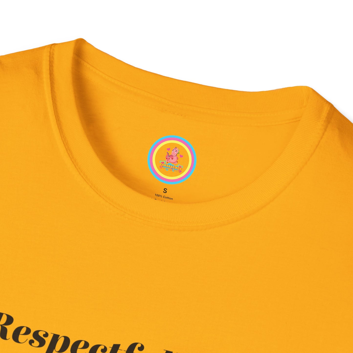 "Respectfully No" Unisex Softstyle T-Shirt