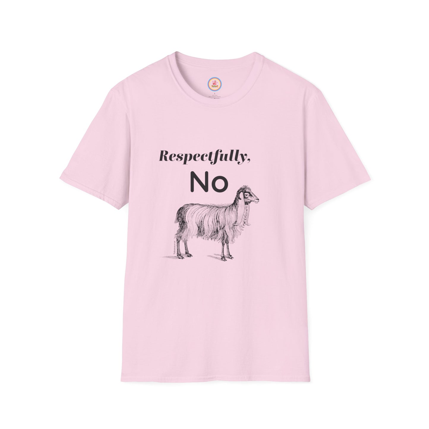 "Respectfully No" Unisex Softstyle T-Shirt
