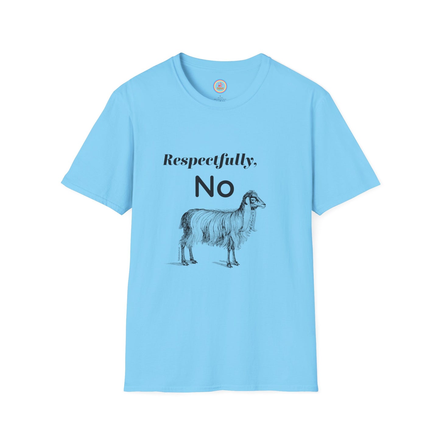 "Respectfully No" Unisex Softstyle T-Shirt