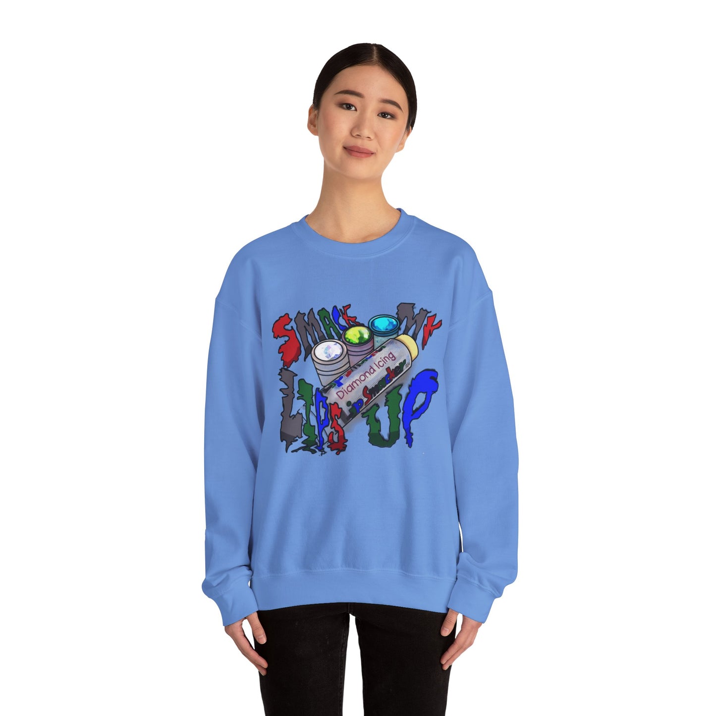 ๐๐ "Sm๐ My Lips Up" Unisex Heavy Blendโข Crewneck Sweatshirt ๐๐