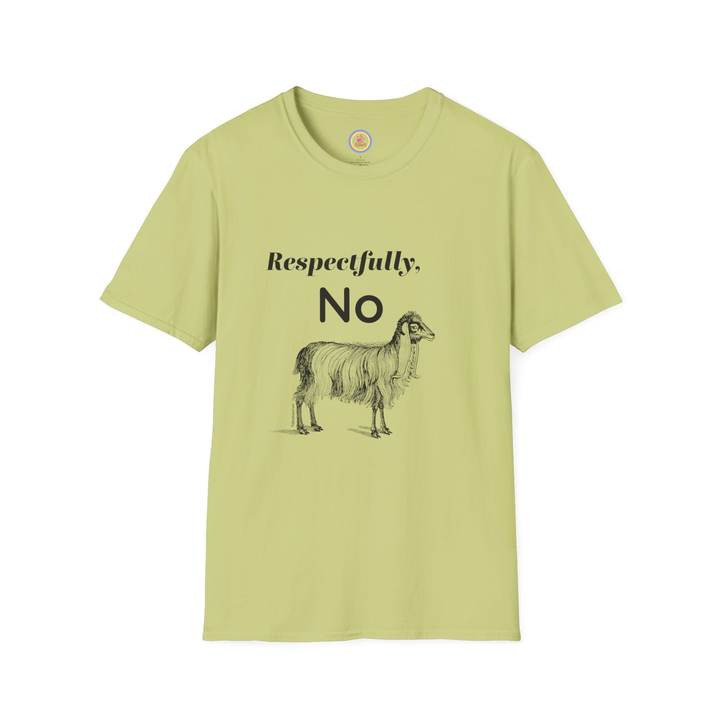 "Respectfully No" Unisex Softstyle T-Shirt