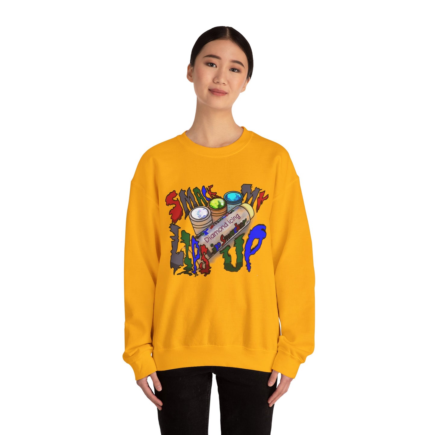 ๐๐ "Sm๐ My Lips Up" Unisex Heavy Blendโข Crewneck Sweatshirt ๐๐
