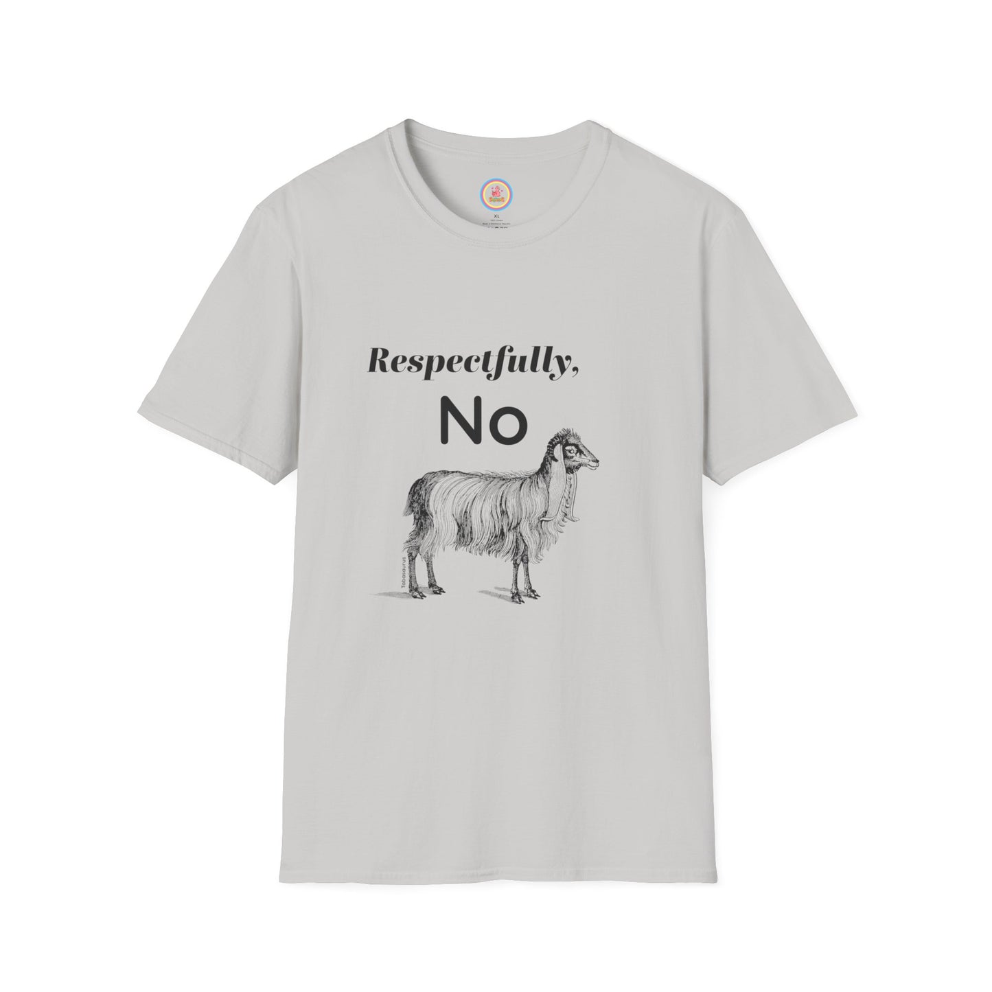 "Respectfully No" Unisex Softstyle T-Shirt