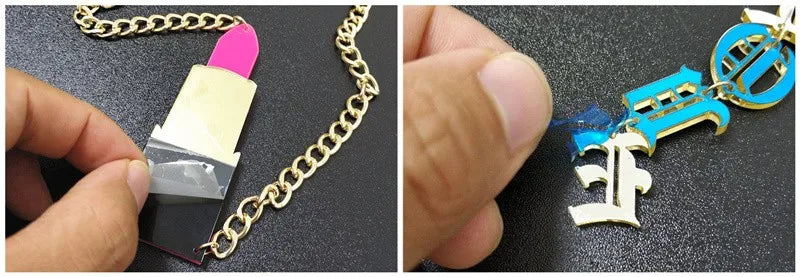 "Take Me to Your Leader" Acrylic Earrings