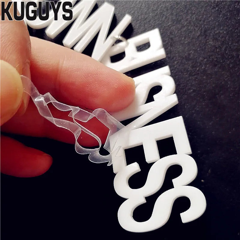 "Mind Your Own Business" Long Acrylic Earrings