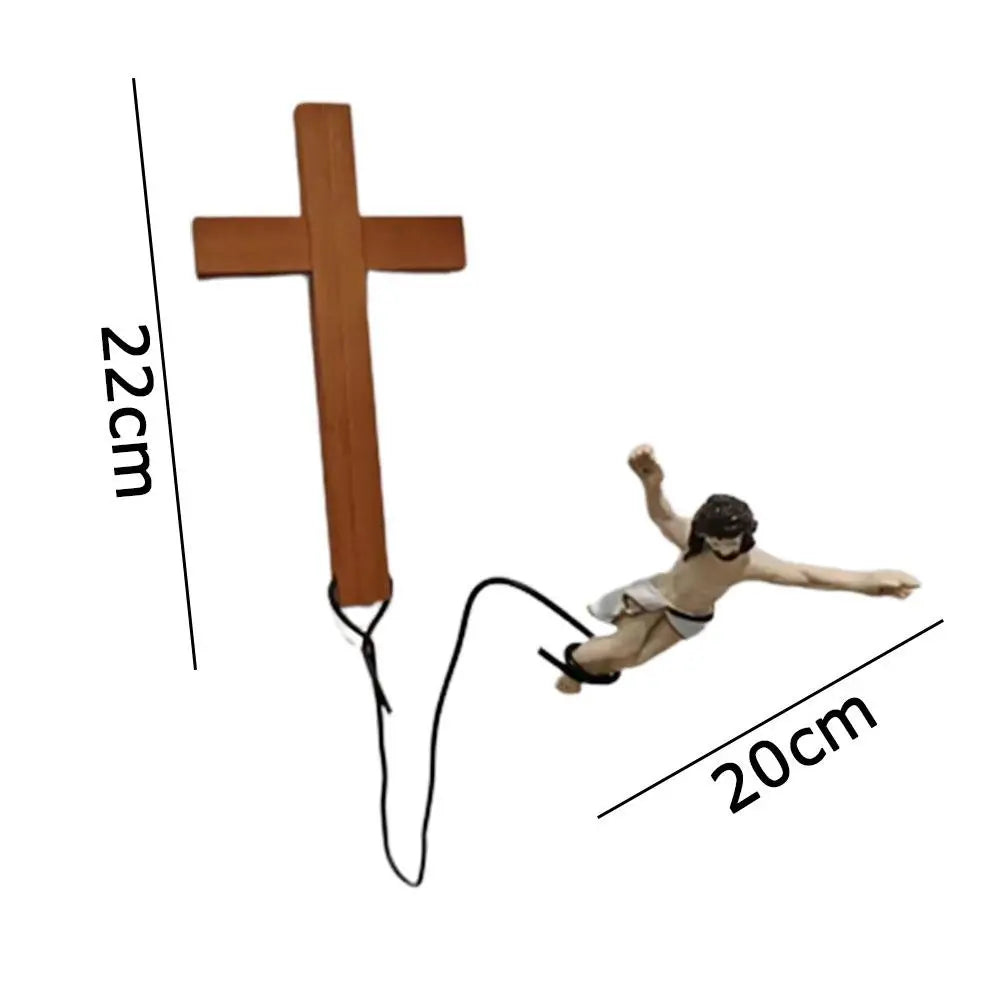 Bungee Jumping Jesus Wall Decor