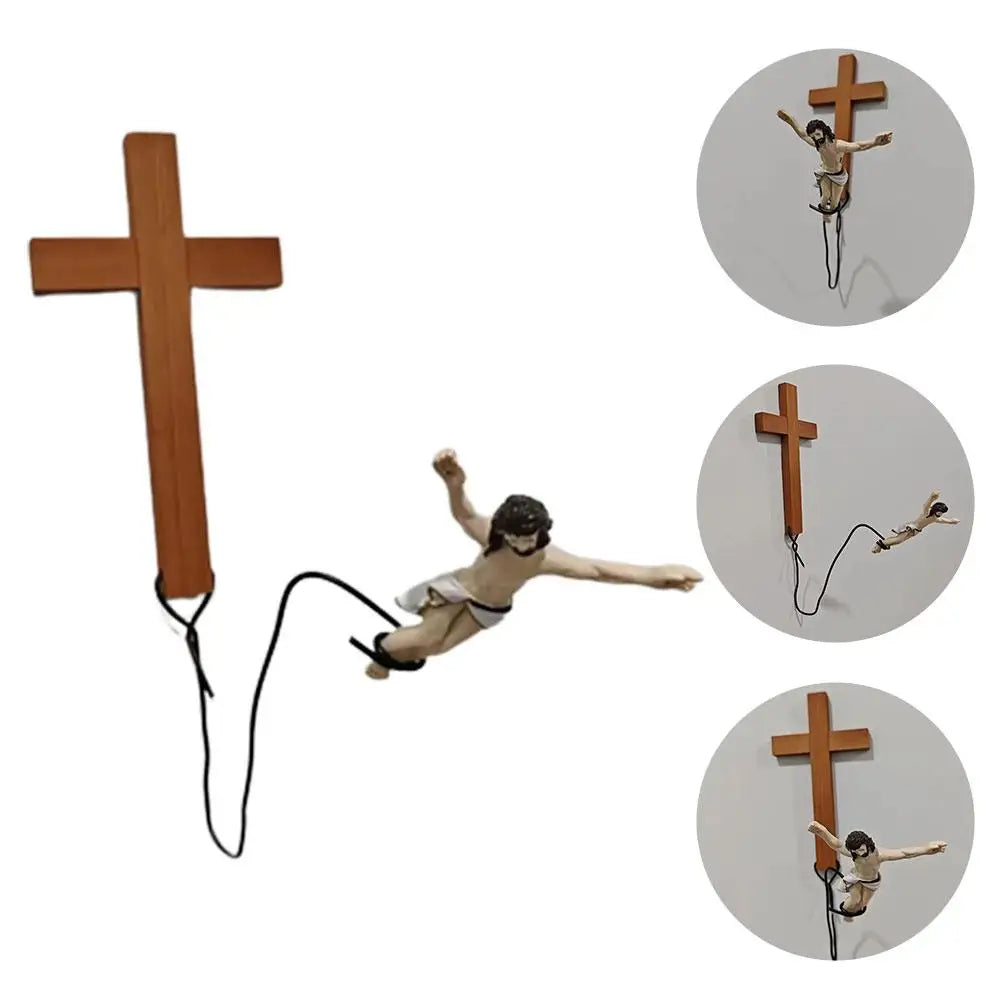 Bungee Jumping Jesus Wall Decor