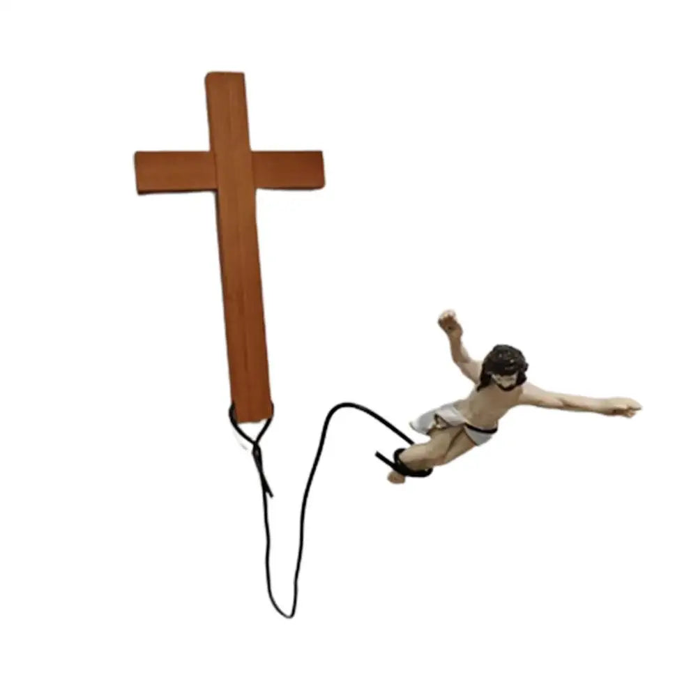 Bungee Jumping Jesus Wall Decor