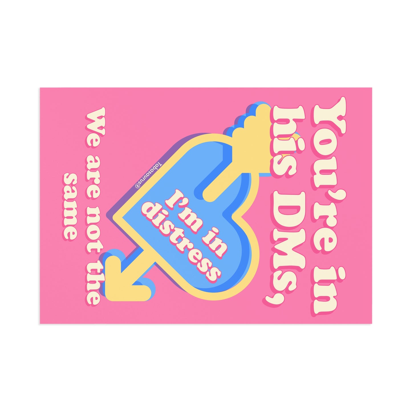 Distressed DMs Postcards
