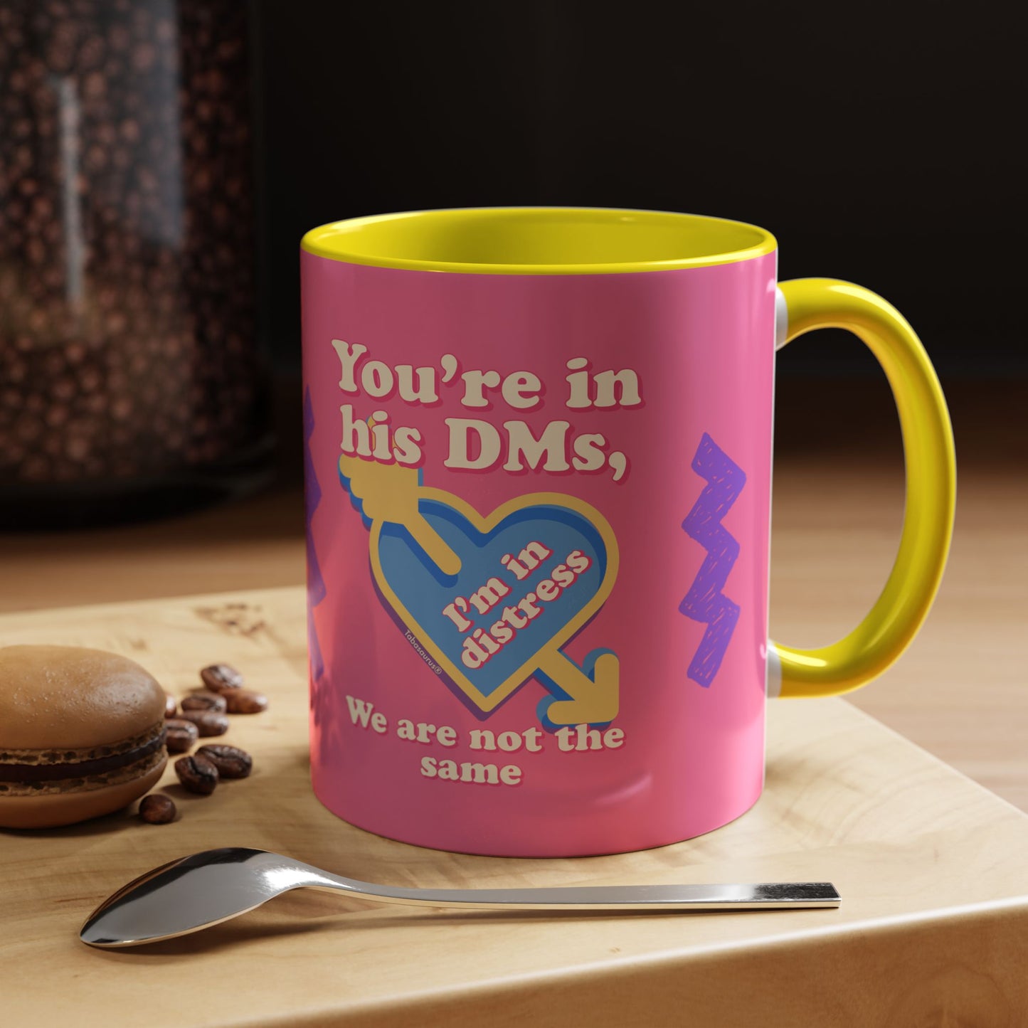 Distressed DMs Accent Coffee Mug (11, 15oz)