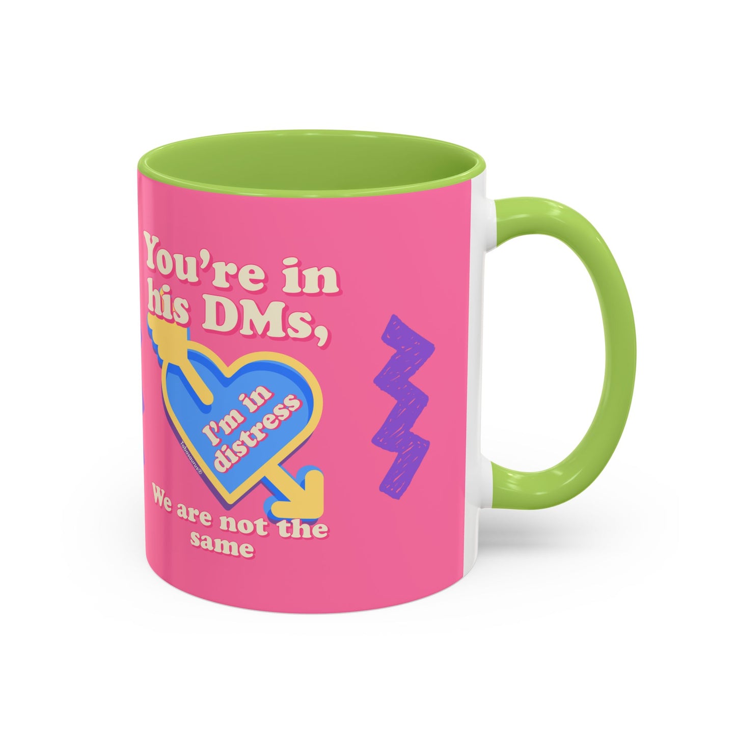 Distressed DMs Accent Coffee Mug (11, 15oz)