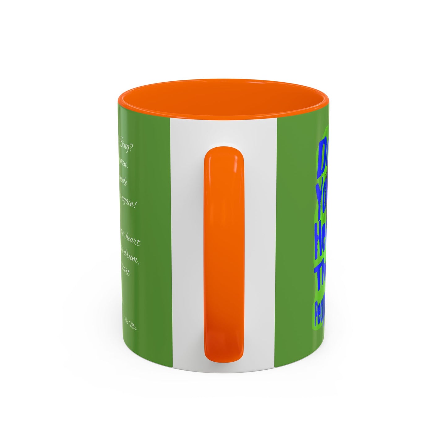 "Do you hear the people sing?" Accent Coffee Mug (11, 15oz)