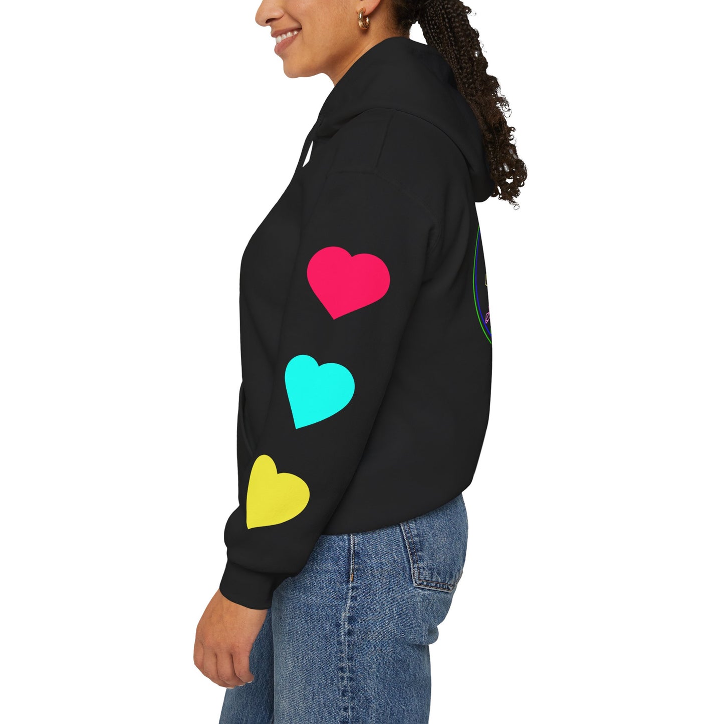 80's Neon Tabasaurus® Unisex Heavy Blend™ Hooded Sweatshirt
