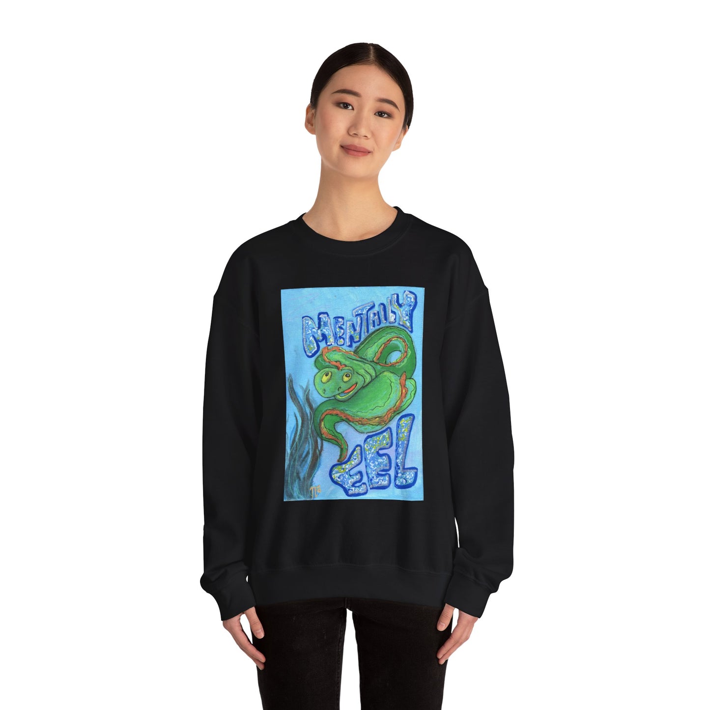 "Mentally Eel" Unisex Heavy Blend™ Crewneck Sweatshirt