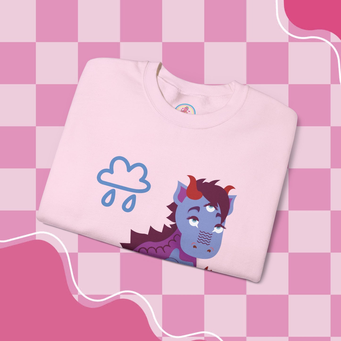 Stormy Tabasaurus® Unisex Heavy Blend™ Crewneck Sweatshirt