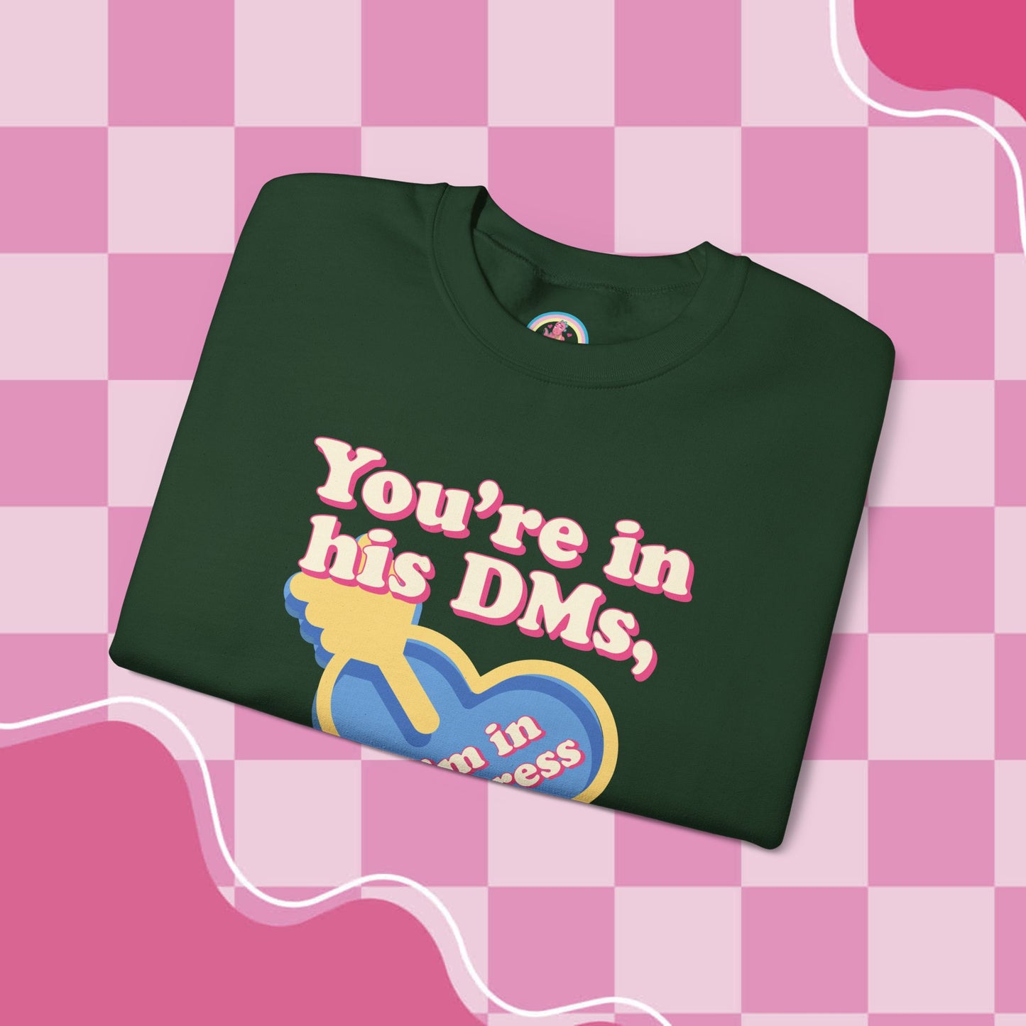 "DMs in Distress" Original Unisex Heavy Blend™ Crewneck Sweatshirt