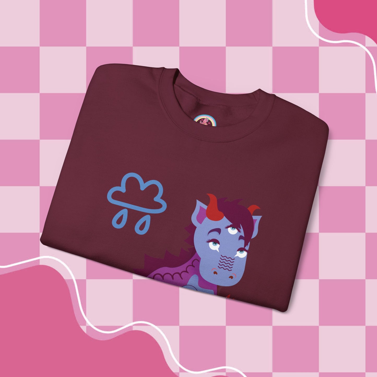 Stormy Tabasaurus® Unisex Heavy Blend™ Crewneck Sweatshirt