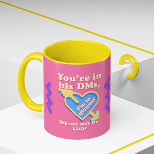 Distressed DMs Accent Coffee Mug (11, 15oz)