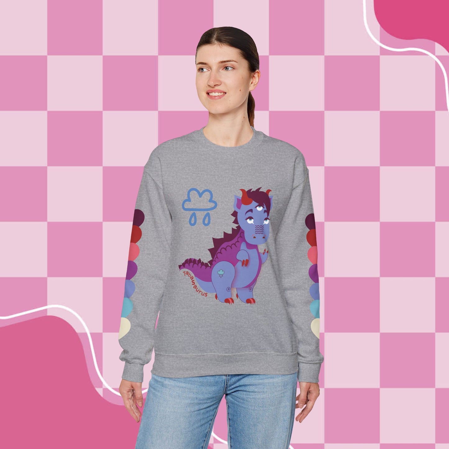 Stormy Tabasaurus® Unisex Heavy Blend™ Crewneck Sweatshirt