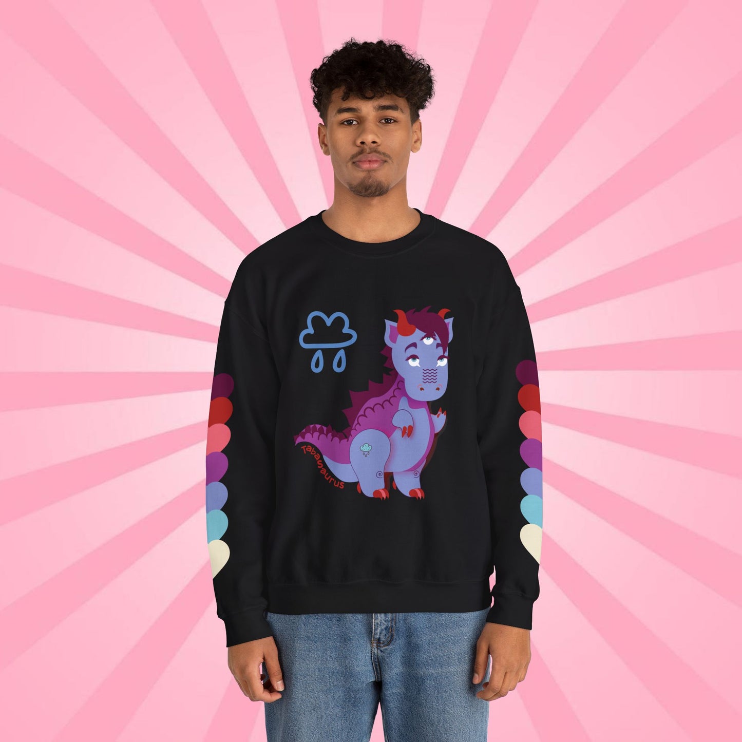 Stormy Tabasaurus® Unisex Heavy Blend™ Crewneck Sweatshirt