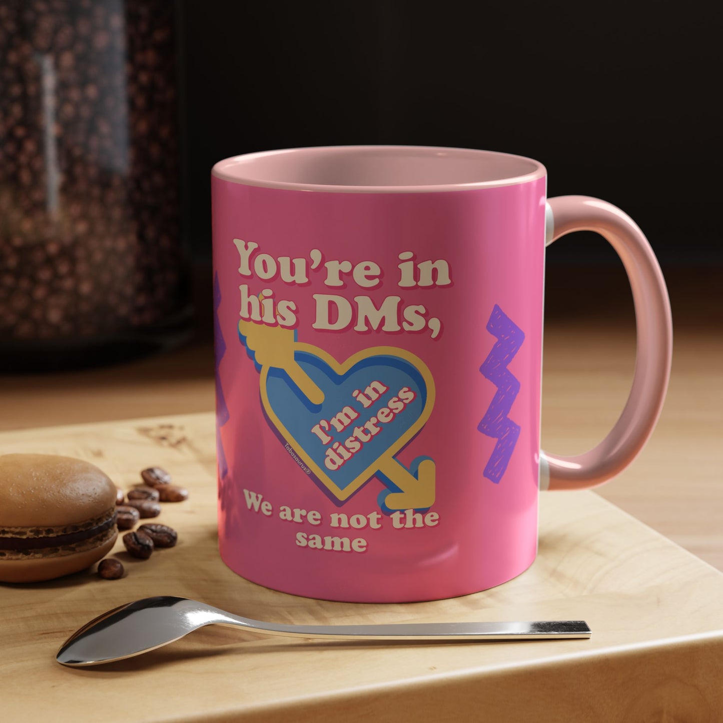 Distressed DMs Accent Coffee Mug (11, 15oz)