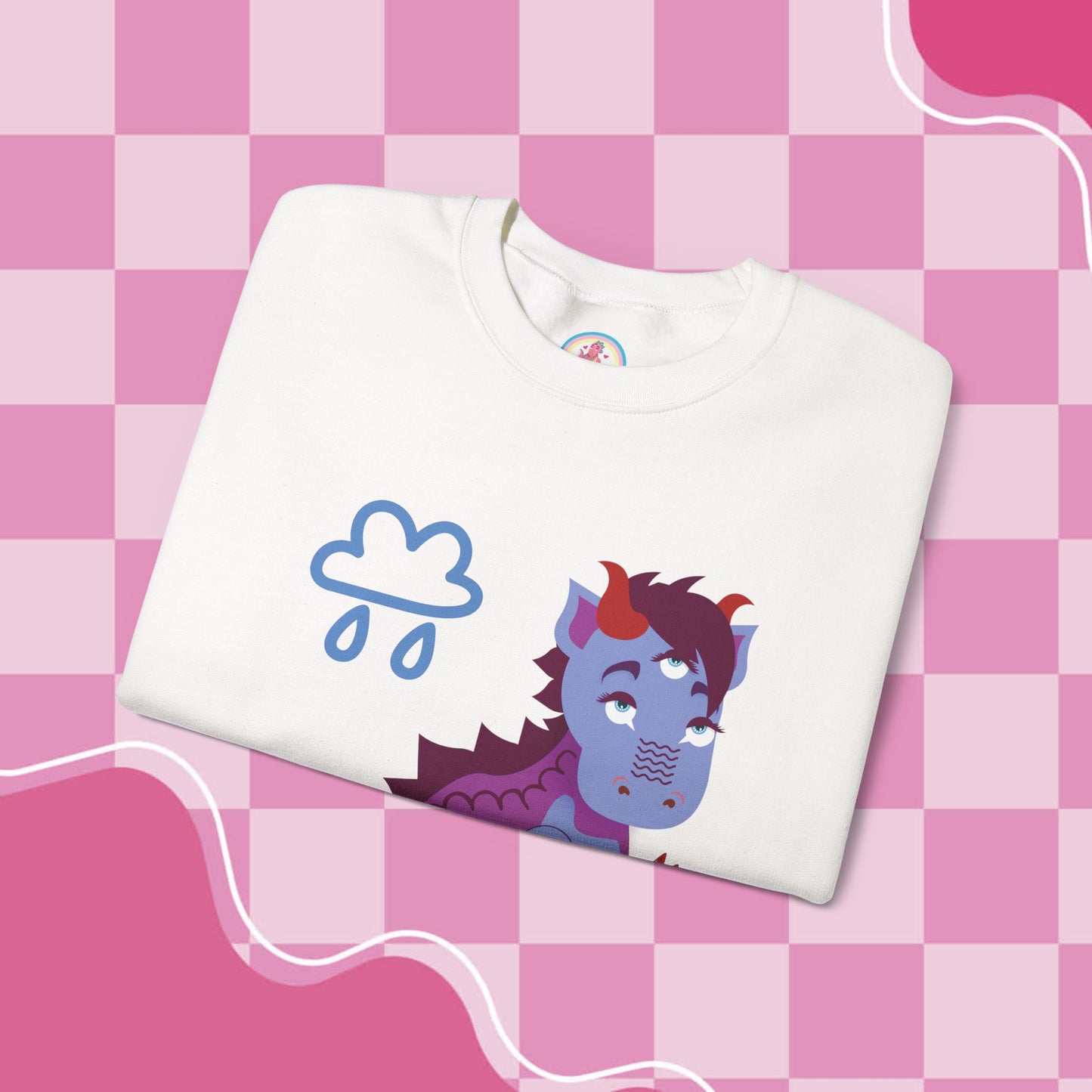 Stormy Tabasaurus® Unisex Heavy Blend™ Crewneck Sweatshirt