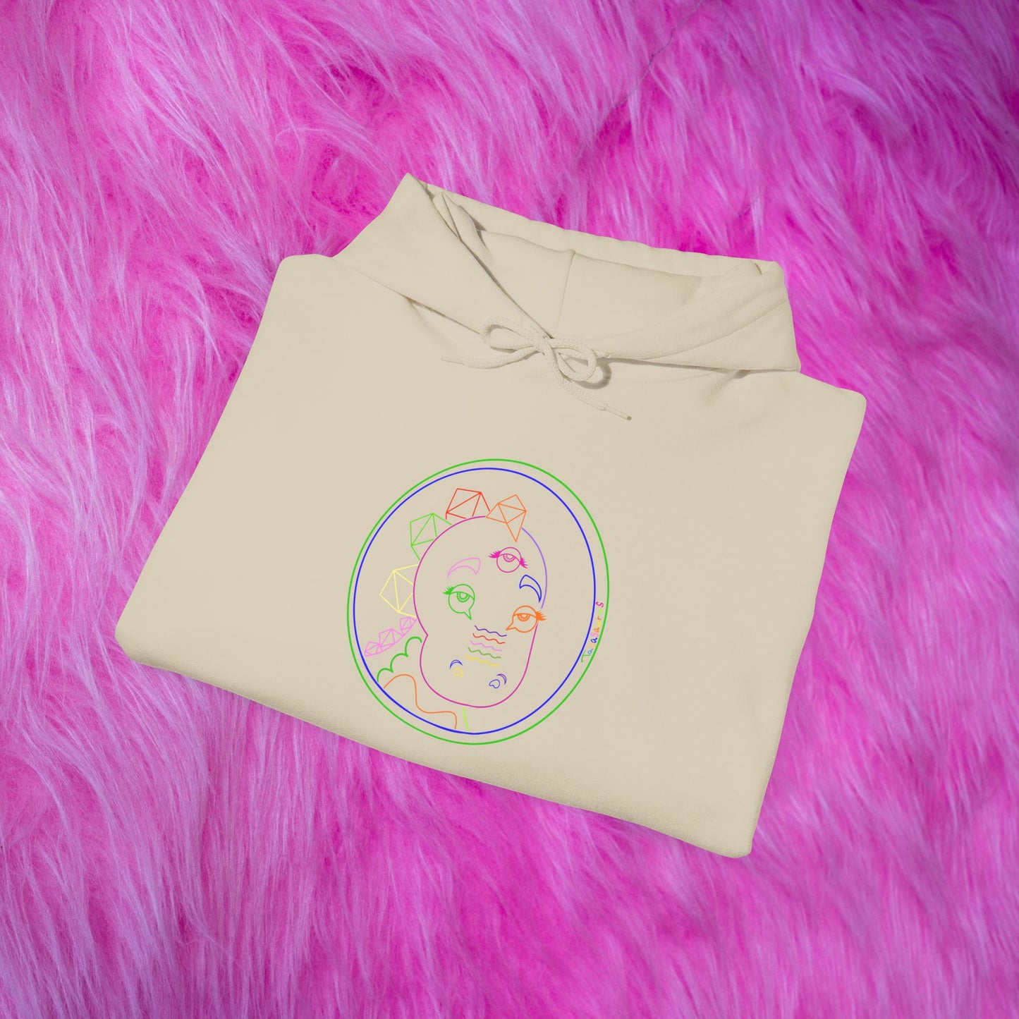 80's Neon Tabasaurus® Unisex Heavy Blend™ Hooded Sweatshirt