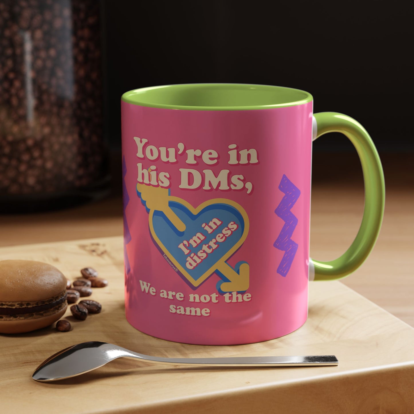 Distressed DMs Accent Coffee Mug (11, 15oz)