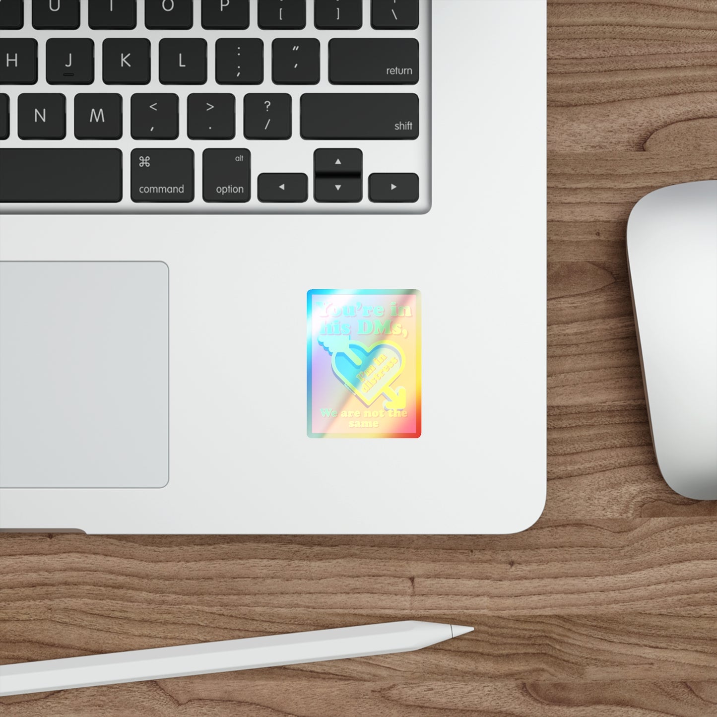 Holographic DMs Die-cut Stickers