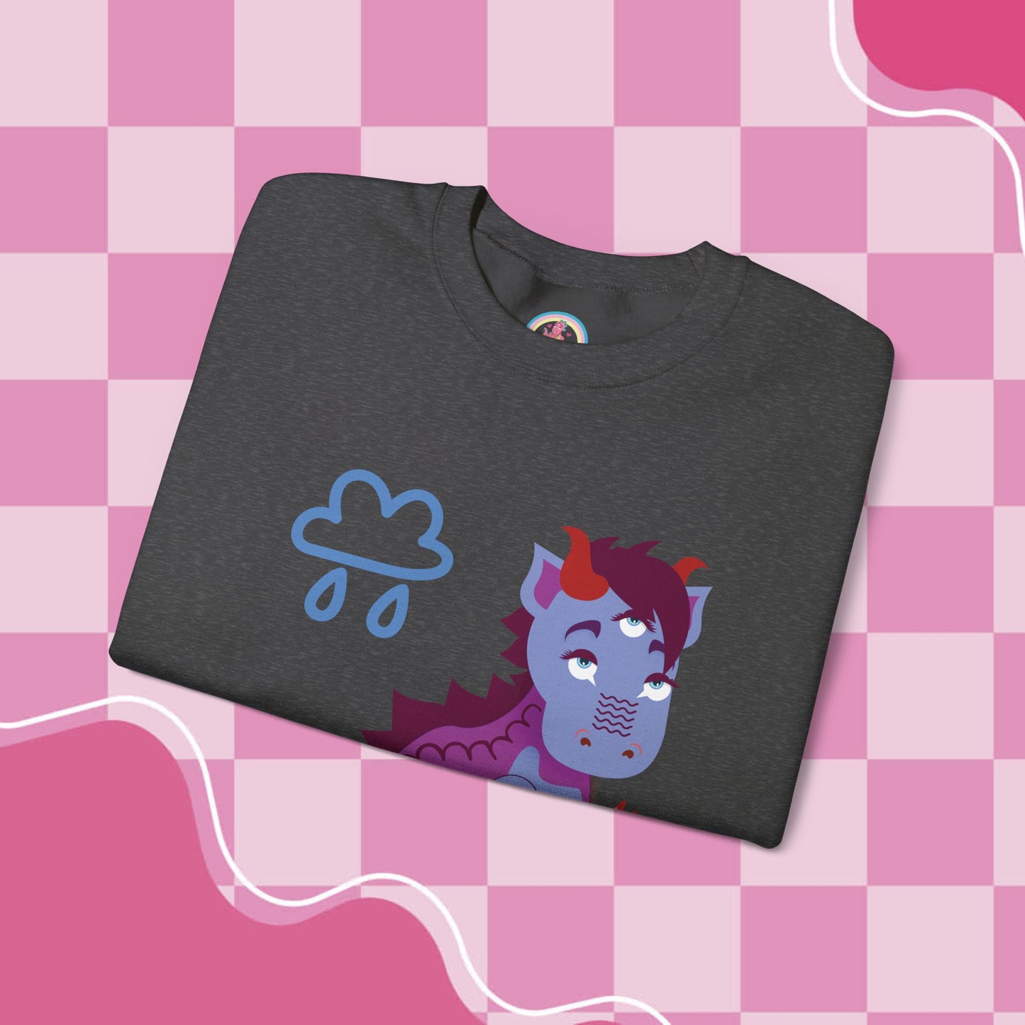 Stormy Tabasaurus® Unisex Heavy Blend™ Crewneck Sweatshirt