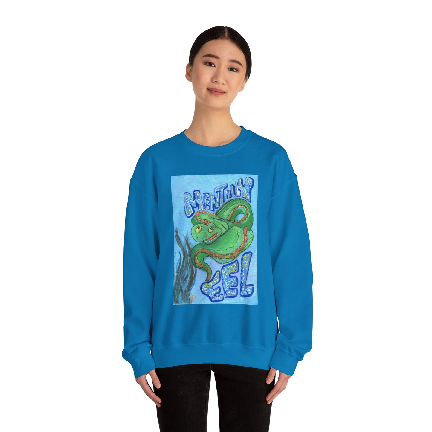 "Mentally Eel" Unisex Heavy Blend™ Crewneck Sweatshirt