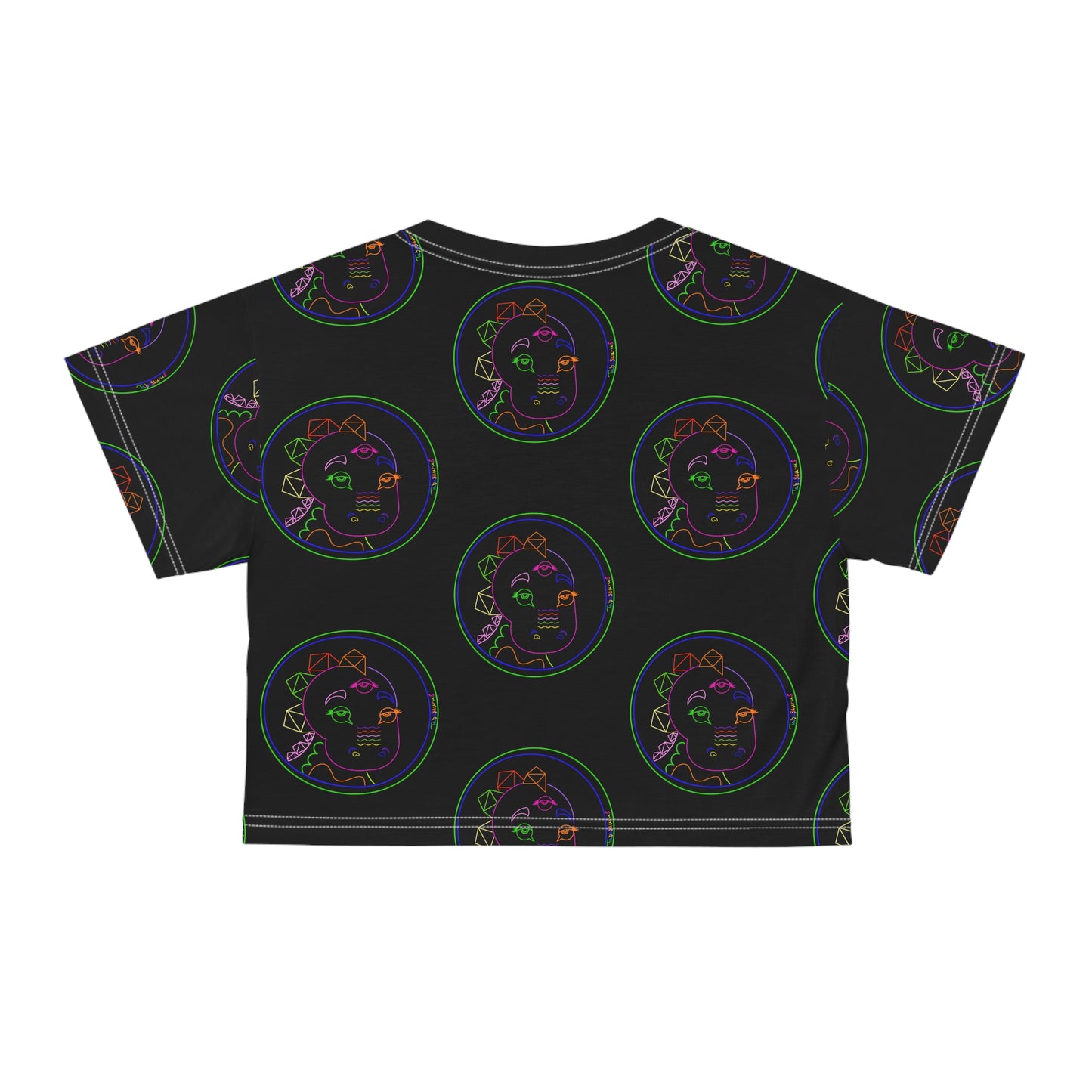 Neon Tabasaurus® Logo Crop Tee