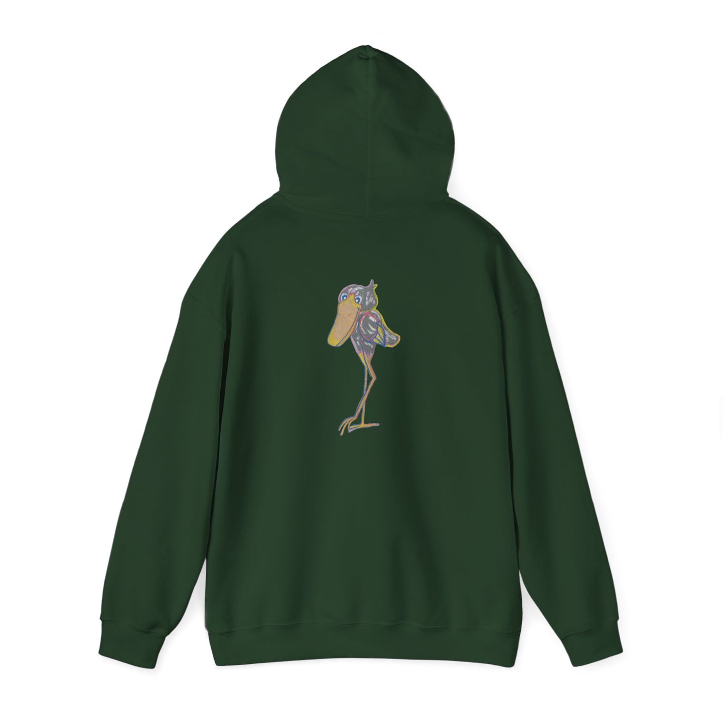 Friendly Shoebill Stork Unisex Heavy Blend™ Hooded Sweatshirt