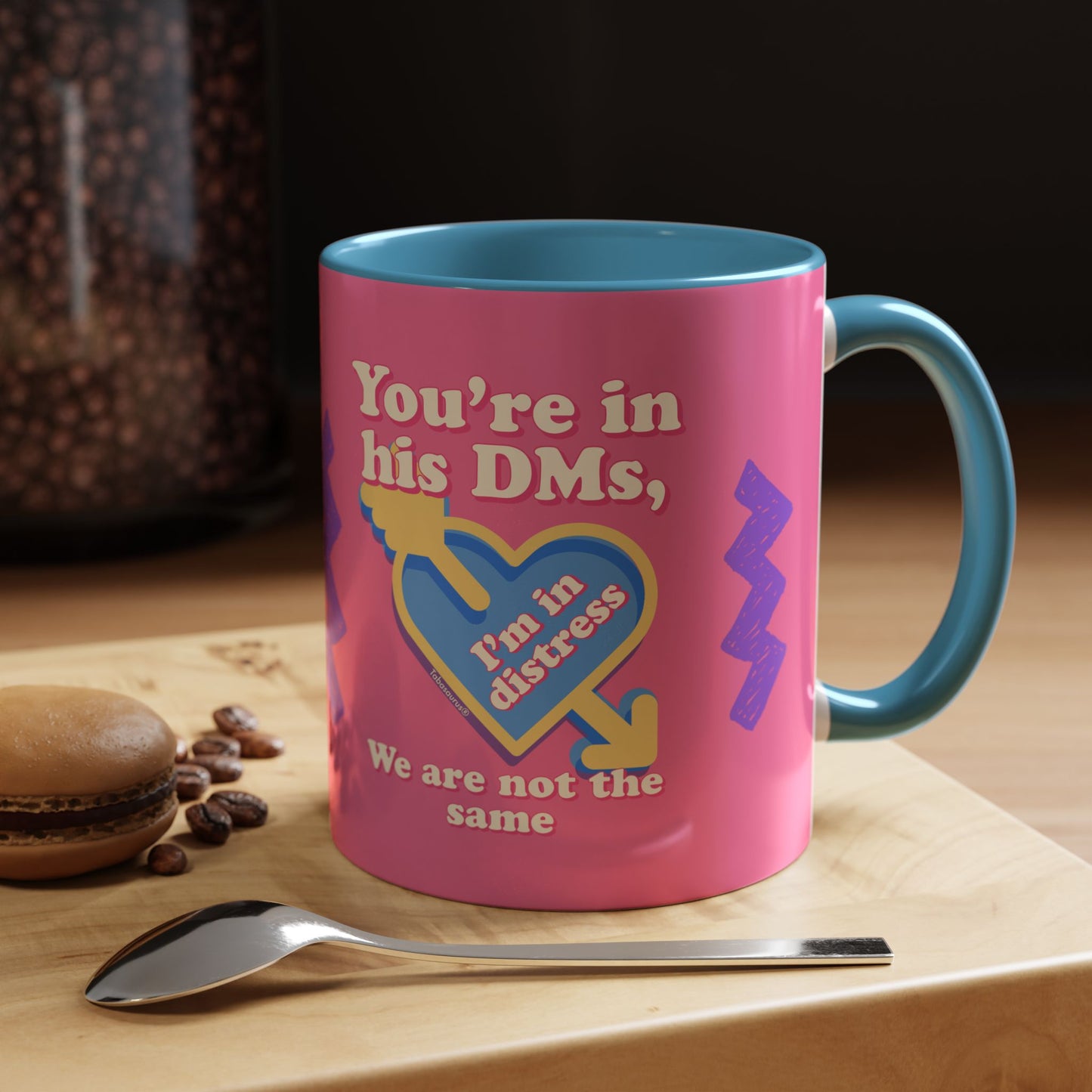 Distressed DMs Accent Coffee Mug (11, 15oz)