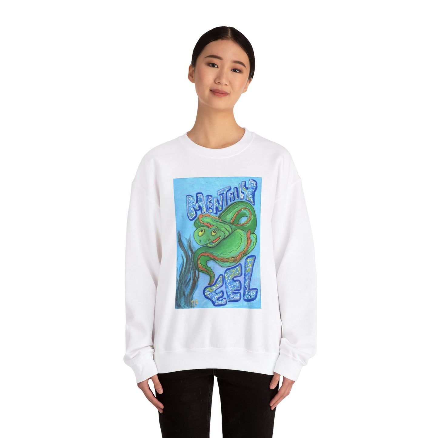 "Mentally Eel" Unisex Heavy Blend™ Crewneck Sweatshirt