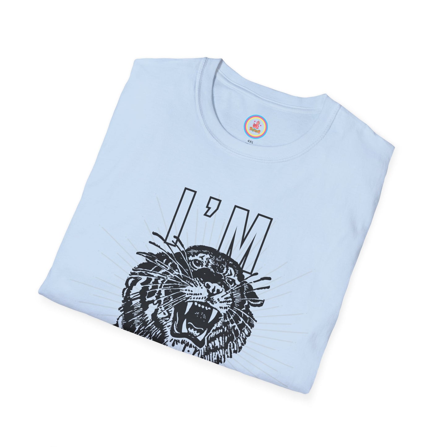 "Over-stimmy Timmy the Tiger" Unisex Softstyle T-Shirt