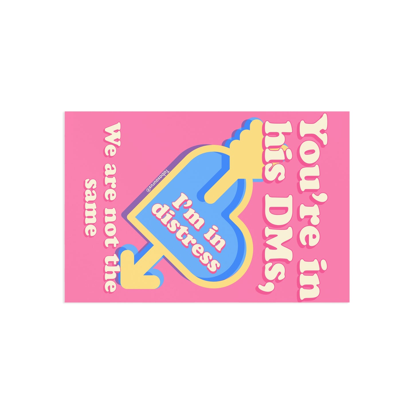 Distressed DMs Postcards