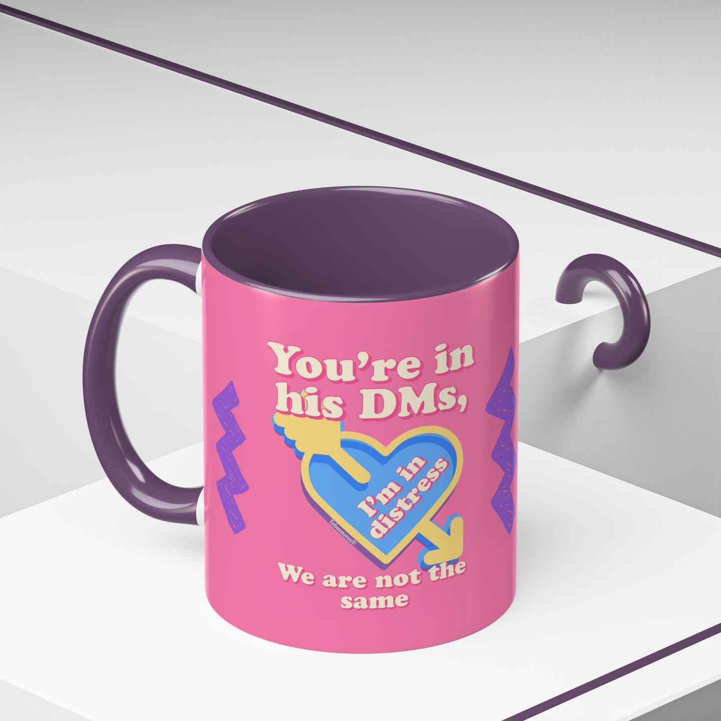 Distressed DMs Accent Coffee Mug (11, 15oz)