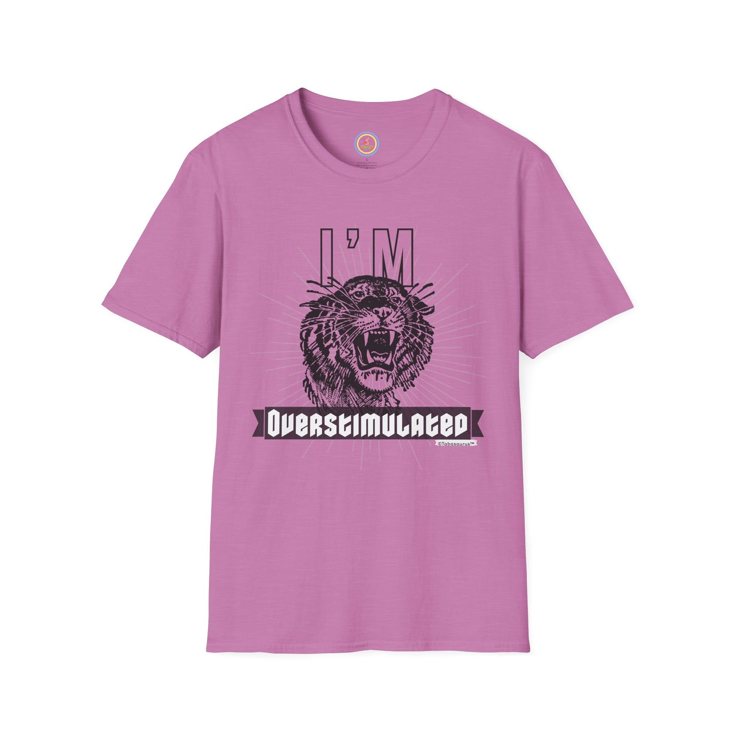 "Over-stimmy Timmy the Tiger" Unisex Softstyle T-Shirt