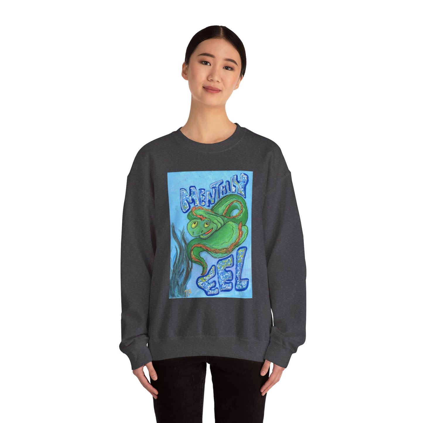 "Mentally Eel" Unisex Heavy Blend™ Crewneck Sweatshirt