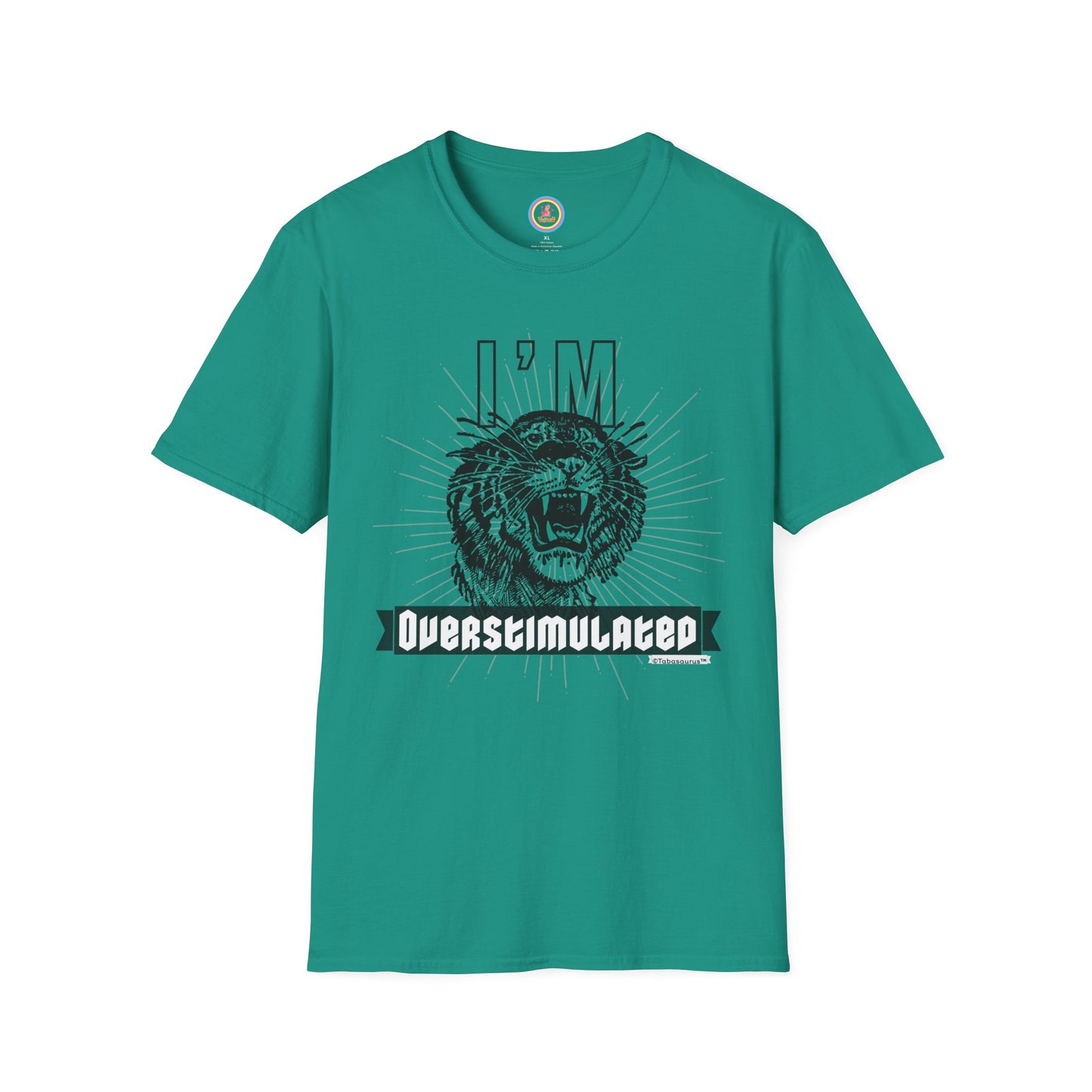 "Over-stimmy Timmy the Tiger" Unisex Softstyle T-Shirt